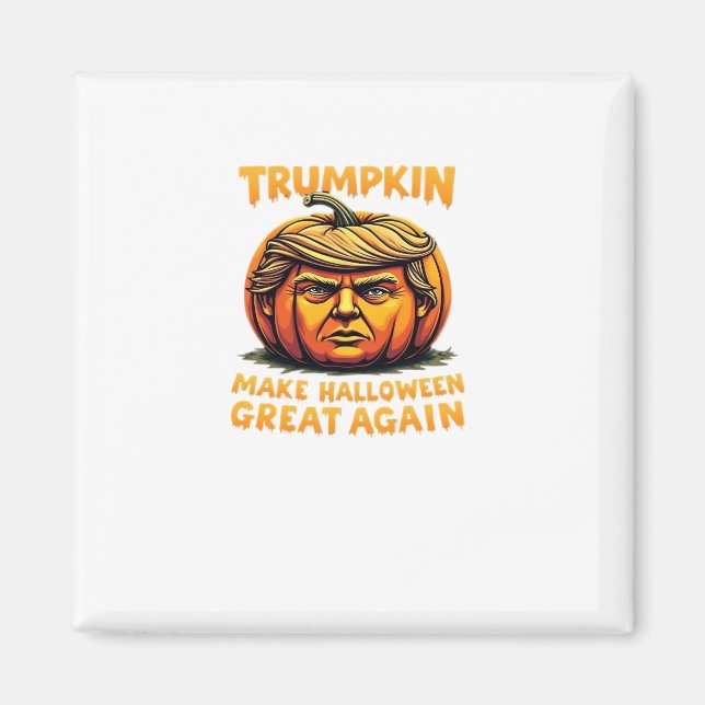 Imã Halloween Trumpkin Faz Excelente de Halloween nova (Frente)