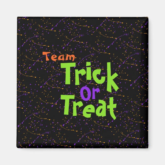 Imã Halloween / Truque ou Tratar / (Frente)