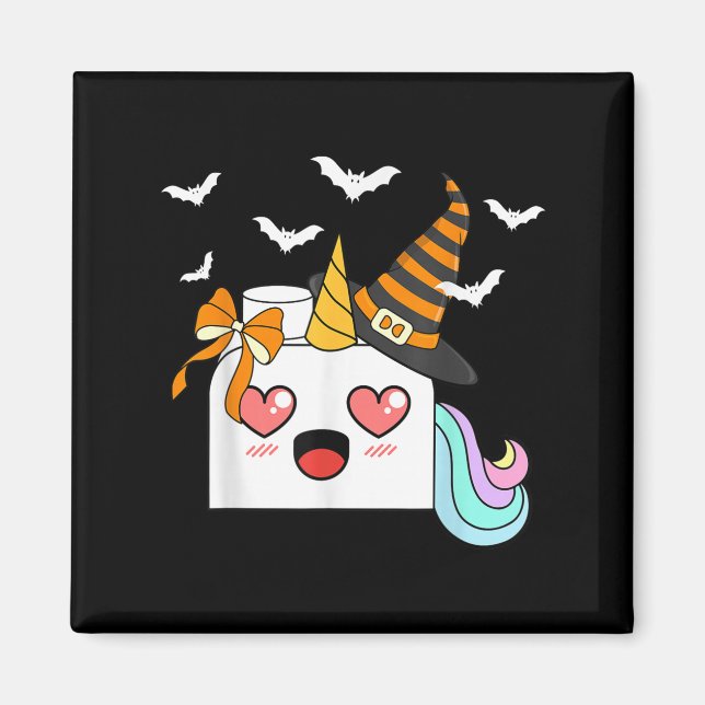 Imã Halloween Unicorn Master Builder Blocks Building K (Frente)