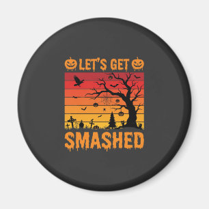 Imã Halloween Vamos Ficar Esmagados Cemitério Assombra