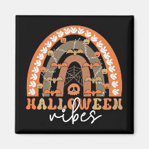Halloween Vibes Boho Rainbow Fall Spooky