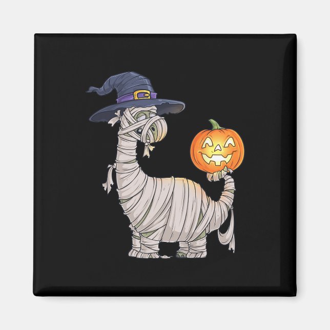 Imã Halloween Zombie Mummy Dinosaur Wity Scary Boys G (Frente)