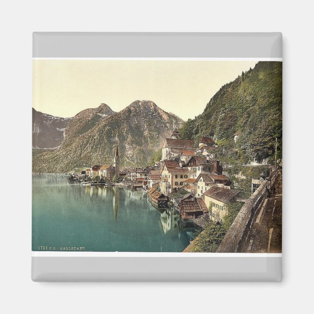 Imã Hallstatt, Alta Áustria, Áustria-Hungria clássico  (Frente)
