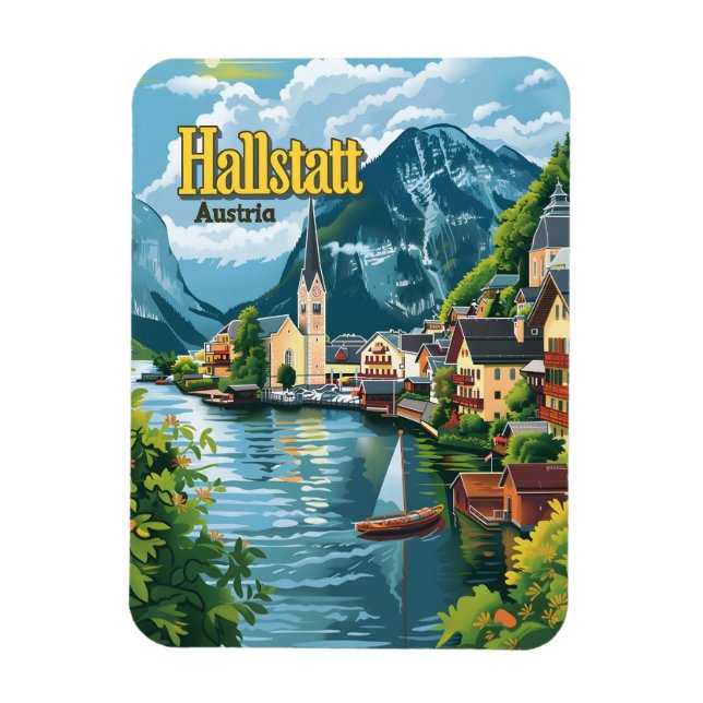 Ímã Hallstatt Áustria (Vertical)