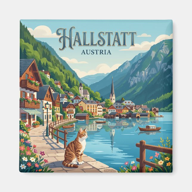 Imã Hallstatt Áustria (Frente)