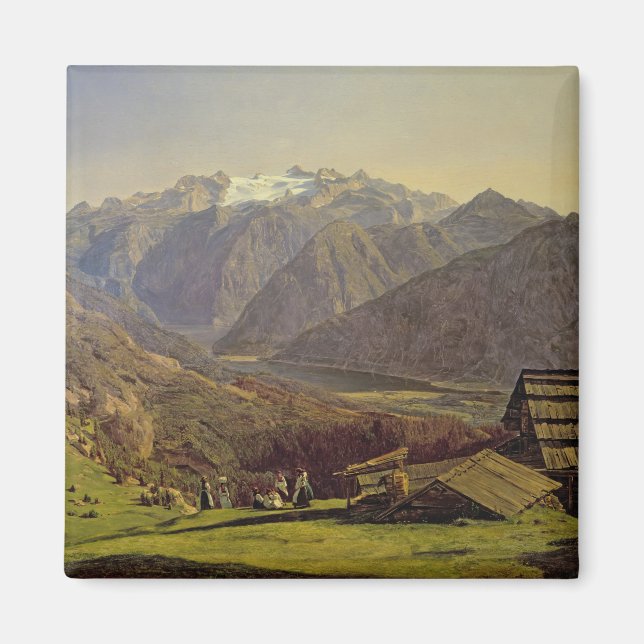 Imã Hallstatter-See (óleo na canvas) (Frente)