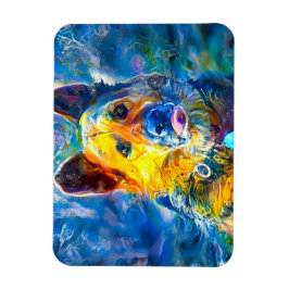 Ímã Halo: Retrato de um German shepherd