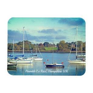 Ímã Hamble Le Rice Waters Edge Hampshire Foto