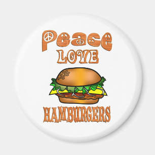 Imã Hamburger do amor da paz