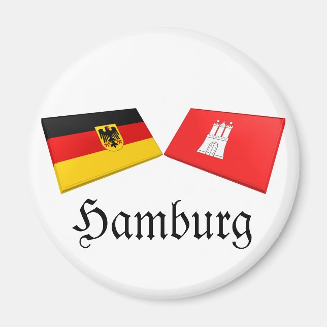 Imã Hamburgo, Alemanha, Azulejos de bandeira (Frente)