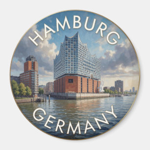 Imã Hamburgo Alemanha Elbphilharmonie Cena do Rio