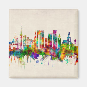 Imã Hamburgo Alemanha Skyline