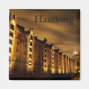 Imã Hamburgo - cidade de memória com noitada íman -