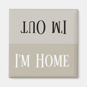 Imã HAMbyWG - Estou em casa - Estou fora do ímã