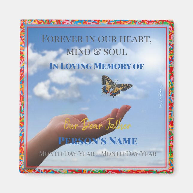 Imã HAMbyWG - Liberação manual de um ímã de borboleta (Frente)