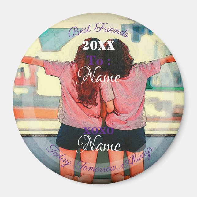 Imã HAMbyWG - Melhores amigos ou irmãs (Frente)