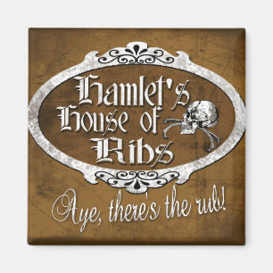 Imã Hamlet's House of Ribs Magnet