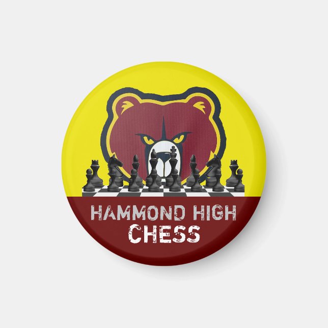 Imã HAMMOND HIGH CHESS Magnet (Frente)