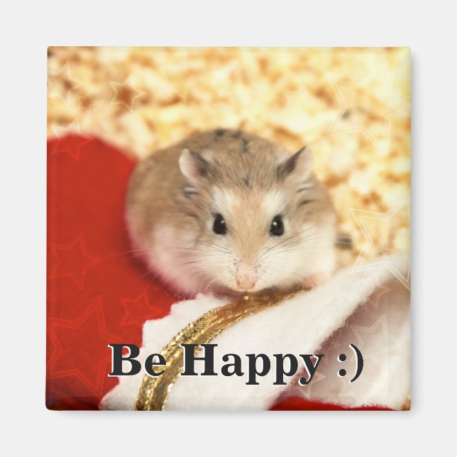 Imã Hammyville - Hamster Bonito (Frente)