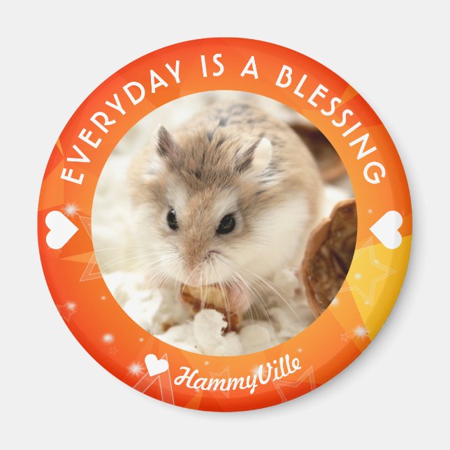 Imã Hammyville - Hamster Cute Robo (Frente)