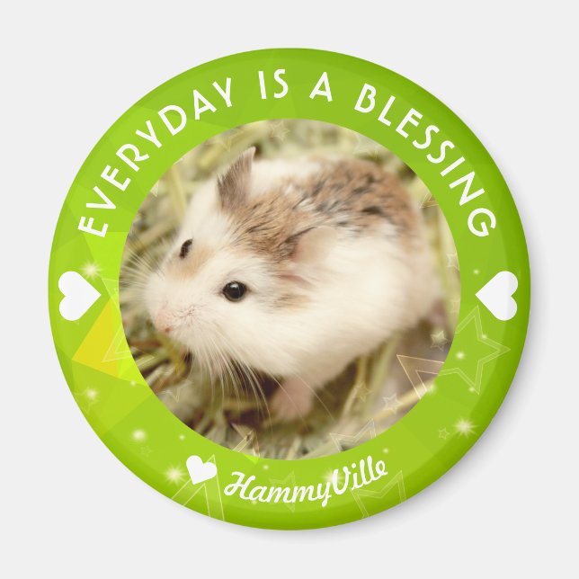 Imã Hammyville - Hamster Cute Robo (Frente)