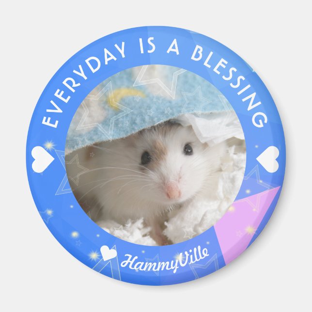 Imã Hammyville - Hamster Cute Robo (Frente)