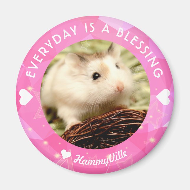 Imã Hammyville - Hamster Cute Robo (Frente)