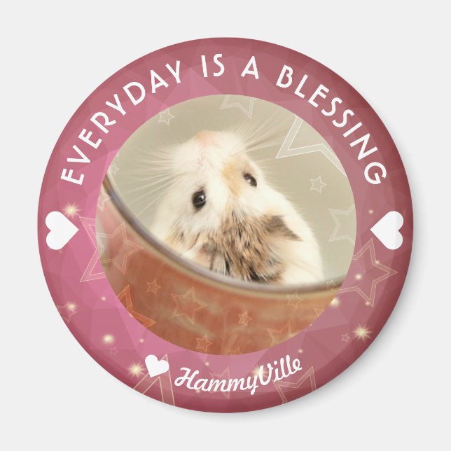 Imã Hammyville - Hamster Cute Robo (Frente)