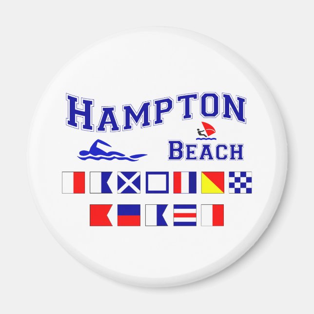 Imã Hampton Beach, NH (Frente)