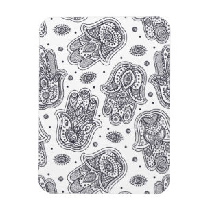 Ímã Hamsa tirado mão inspirado