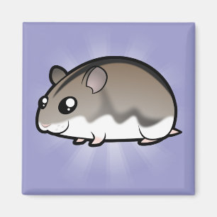 Imã Hamster Anão Cartoon