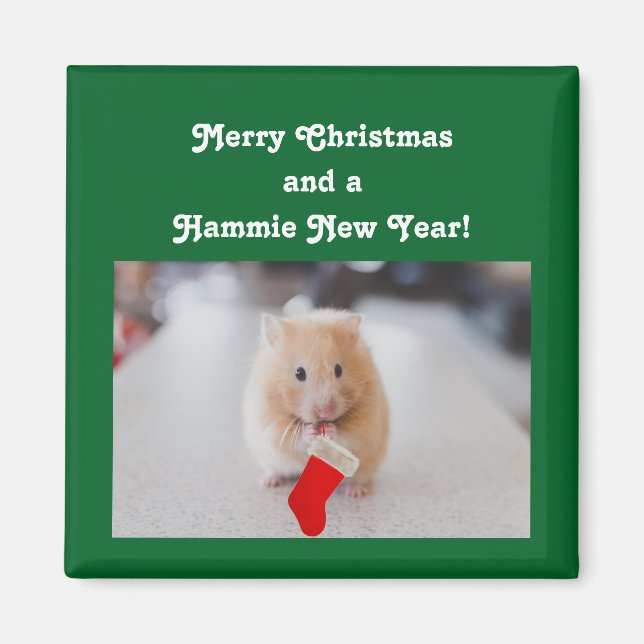 Imã Hamster de Natal (Frente)