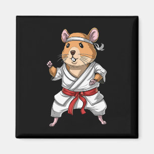 Imã Hamster Karate Ninja Jiu-jitsu Judo Taekwondo Mart