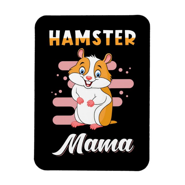 Ímã Hamster Mama (Vertical)