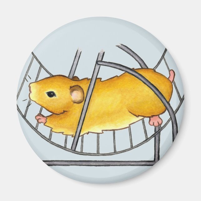 Imã Hamster Wheel Ted (Frente)
