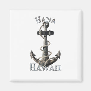 Imã Hana Hawaii Vacina Ancora Náutica Velejando