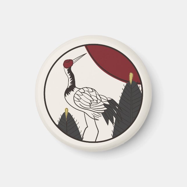 Imã Hanafuda "Matsu-ni-tsuru" (Frente)