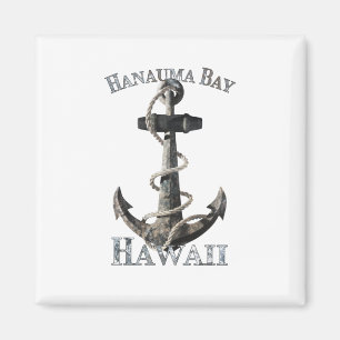 Imã Hanauma Bay Hawaii Vacinação - Marinheiro da Âncor
