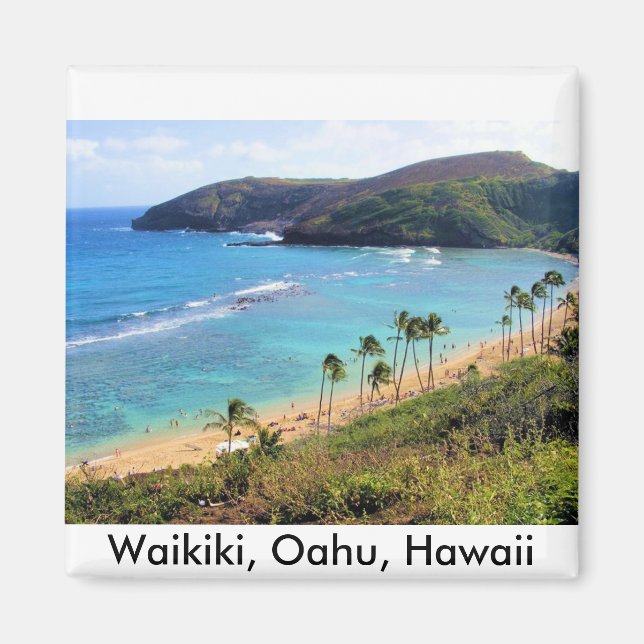 Imã Hanauma Bay, Honolulu, Oahu, Vista do Havaí (Frente)