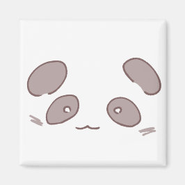 Imã Hand-Drawn Panda Magnet - Elegant Simplicityマグネット
