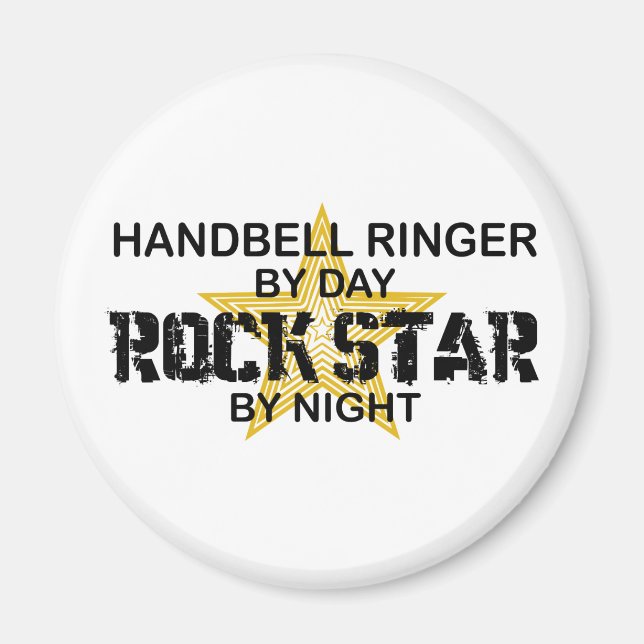 Imã Handbell RInger Rock Star por Noite (Frente)