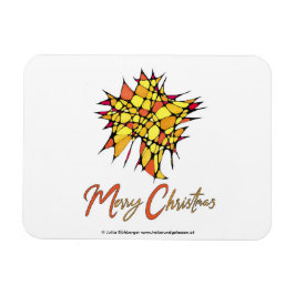 Ímã Handmade Christmas Magnet with Star Graphic