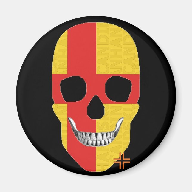 Imã HANDSKULL Kalmar Magneta B2 (Frente)