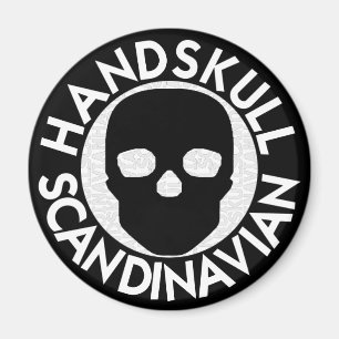 Imã HANDSKULL LIV Porcelana redonda magnetP3