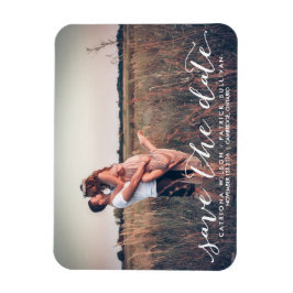 Ímã Handwritten Script Save the Date Magnets