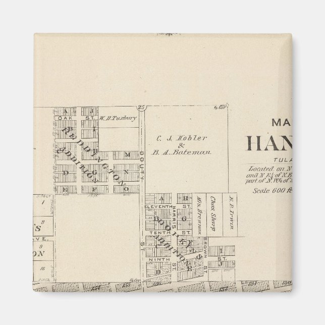 Imã Hanford, Condado de Tulare (Frente)