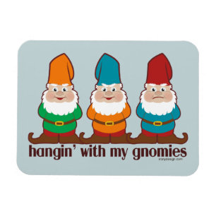 Ímã Hangin com meu Gnomies