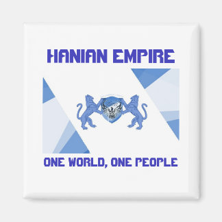 Imã Hanian Empire Flag One World One Pessoas Magnet