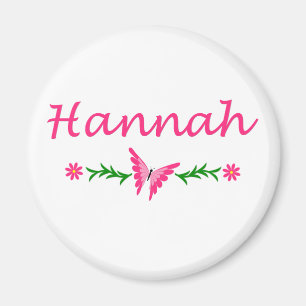 Imã Hannah (borboleta cor-de-rosa)