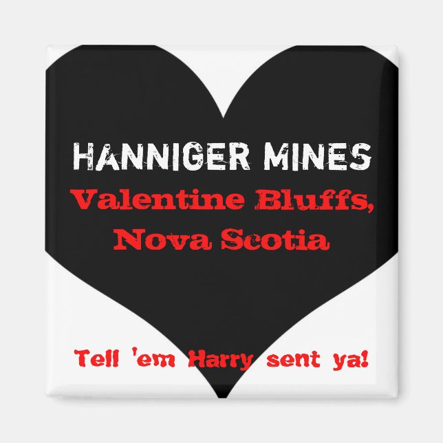 Imã Hanniger Mines Magnet (Frente)